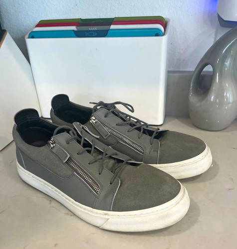 Giuseppe zanotti gray zip - giuseppe,